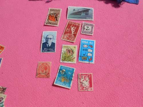 South African stamps.  160 stamps.