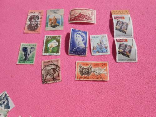 South African stamps.  160 stamps.