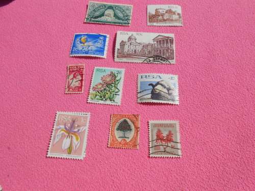 South African stamps.  160 stamps.