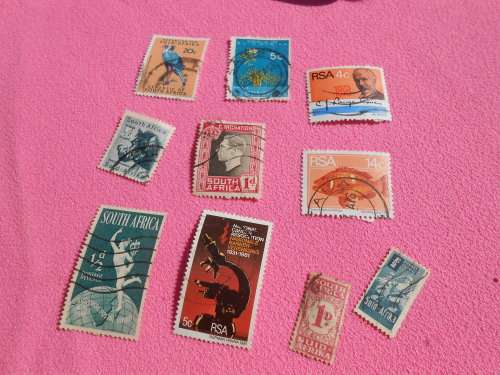 South African stamps.  160 stamps.