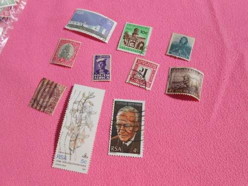 South African stamps.  160 stamps.