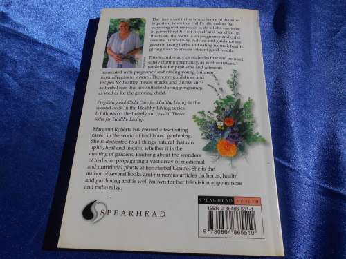 `Margaret Roberts Pregnancy and Child Care`  for healthy living.  Soft cover.