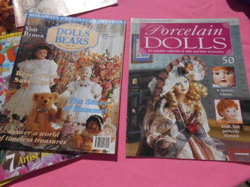 Teddy bear magazines and Doll`s magazines.