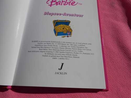`Barbie Diepsee-Avontuur`  Hard cover.
