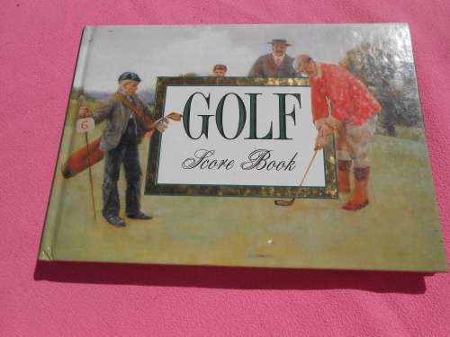 `Golf Score Book`   Hard cover.