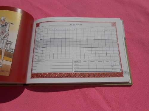 `Golf Score Book`   Hard cover.