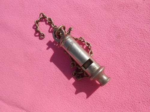 Police whistle.