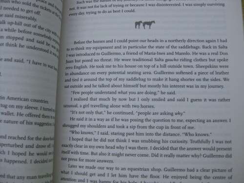 `Crying with Cockroaches`  Argentina to New York with two horses`  Soft cover.