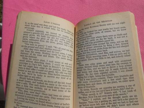 Louis L`Amour `Lonely on the Mountain`  Soft cover.