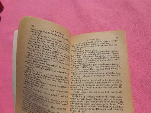 Louis L`Amour `Bowdrie`s Law`  Soft cover.