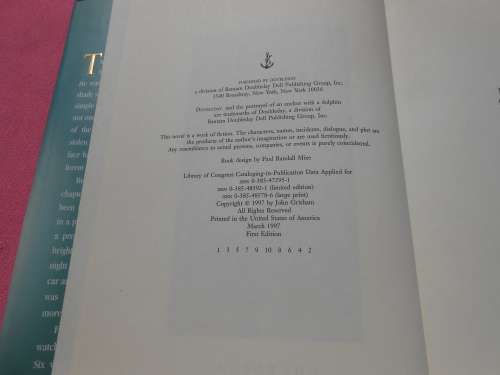 `The Partner`  John Grisham.  Hard cover.