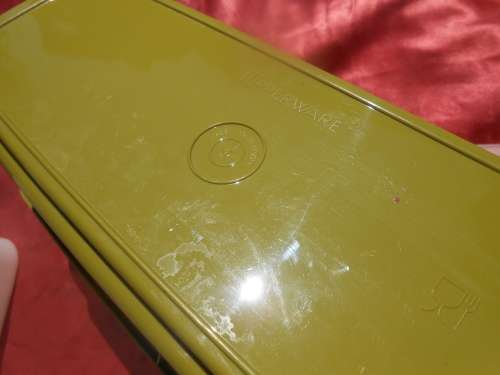 Tupperware storage containers.