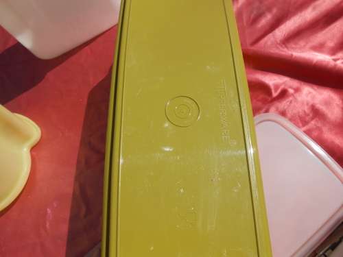 Tupperware storage containers.