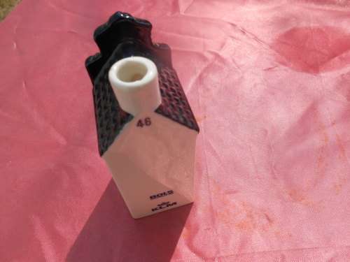 Blue Delft exclusively made for KLM by Bols Royal Distilleries Holland. House no. 46.