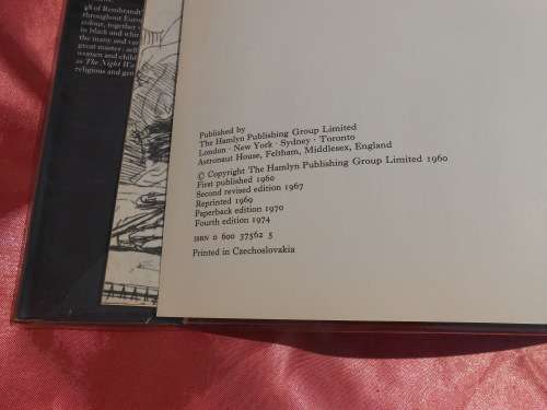 `Rembrandt`  Trewin Copplestone.   Hard cover.