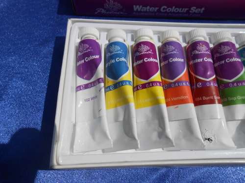 Water Colour Set.  Some have been used.