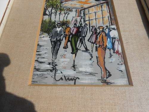 Picture - street scene. 400mm x 270mm.