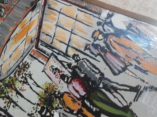 Picture - street scene. 400mm x 270mm.