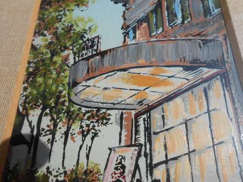 Picture - street scene. 400mm x 270mm.