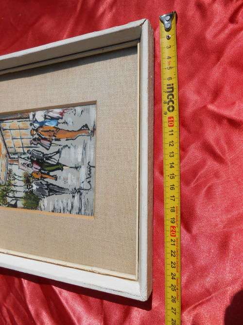 Picture - street scene. 400mm x 270mm.