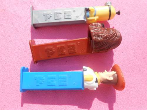 Pez dispensers - empty.  C