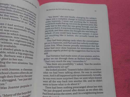 `Searching for the Girl with the Blue Eyes`  Jess Stearn.  Soft cover.