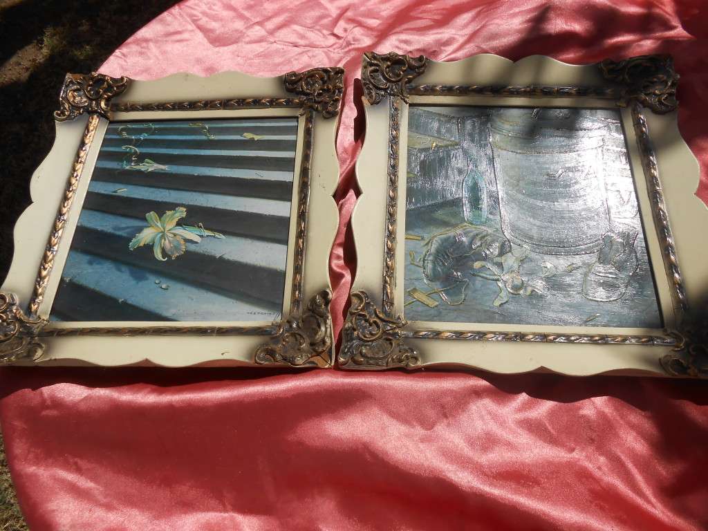 Small (A4 sized) Tretchikoff prints.  AS FOUND.  Frames have damage to corners.