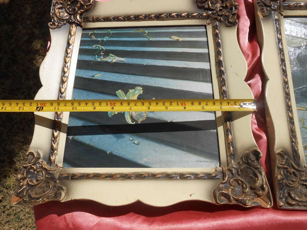 Small (A4 sized) Tretchikoff prints.  AS FOUND.  Frames have damage to corners.