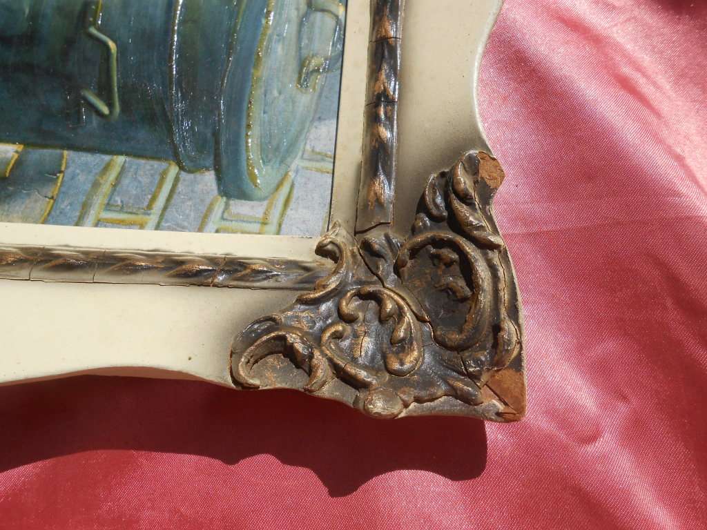 Small (A4 sized) Tretchikoff prints.  AS FOUND.  Frames have damage to corners.