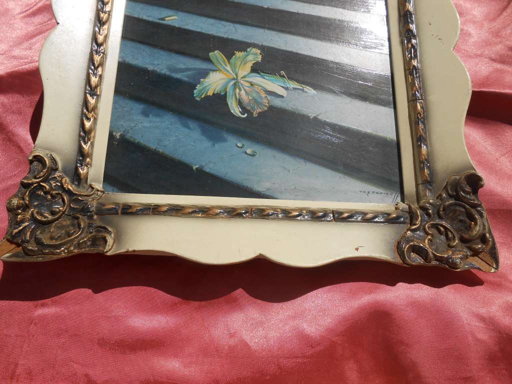 Small (A4 sized) Tretchikoff prints.  AS FOUND.  Frames have damage to corners.
