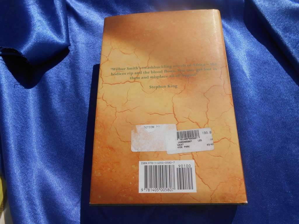 `The Quest`  Wilbur Smith.  Hard cover.