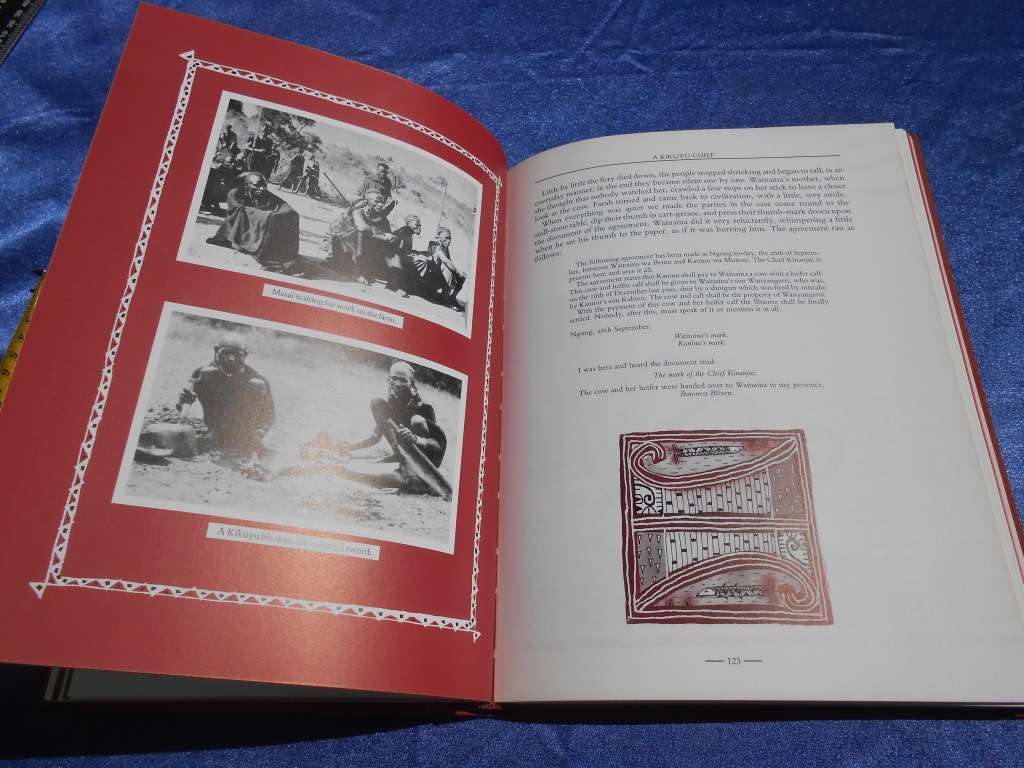 `Out of Africa`  Karen Blixen.  Hard cover.