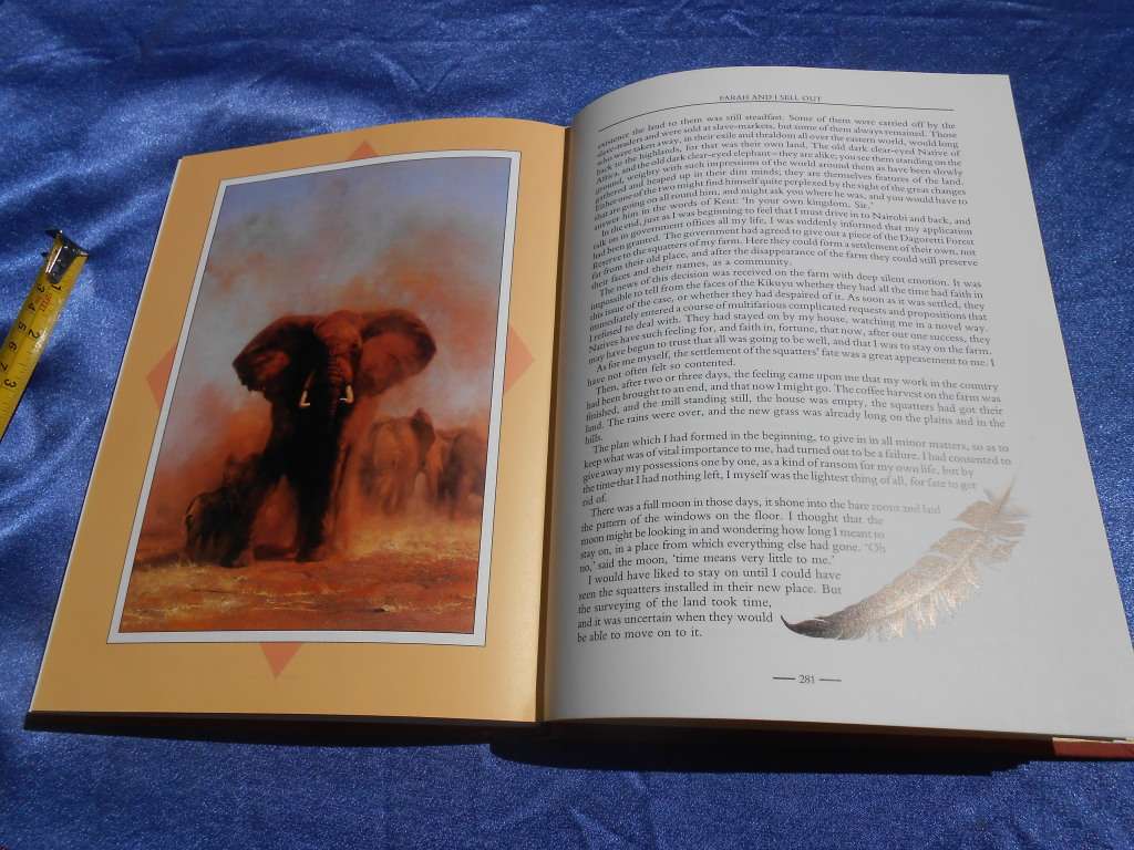 `Out of Africa`  Karen Blixen.  Hard cover.