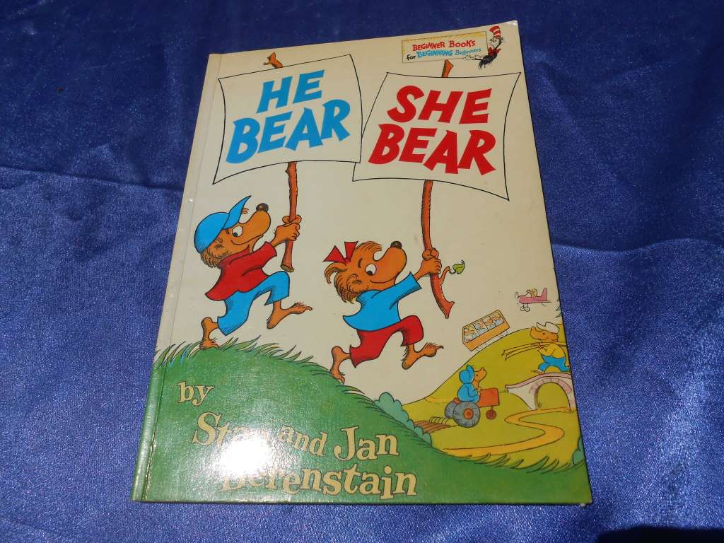 `He Bear  She Bear`  Beginner Books for Beginning Beginners.  Soft cover.