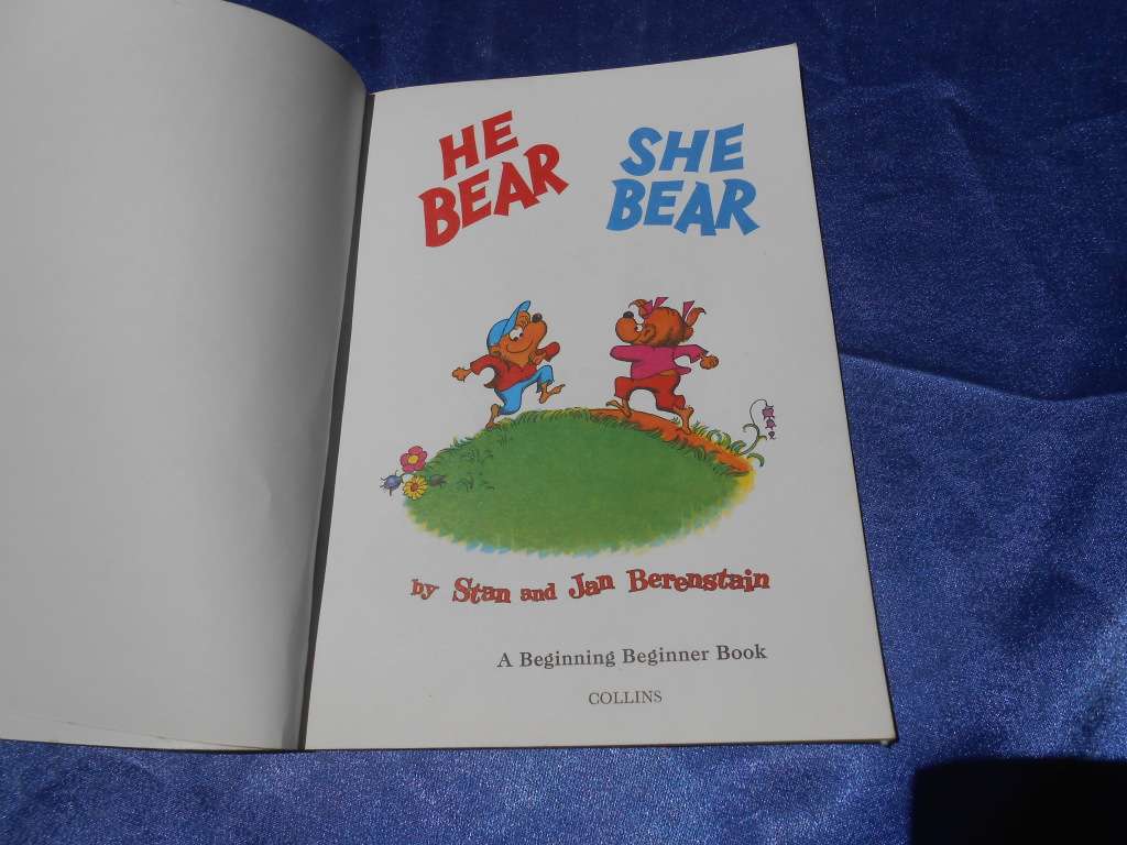 `He Bear  She Bear`  Beginner Books for Beginning Beginners.  Soft cover.
