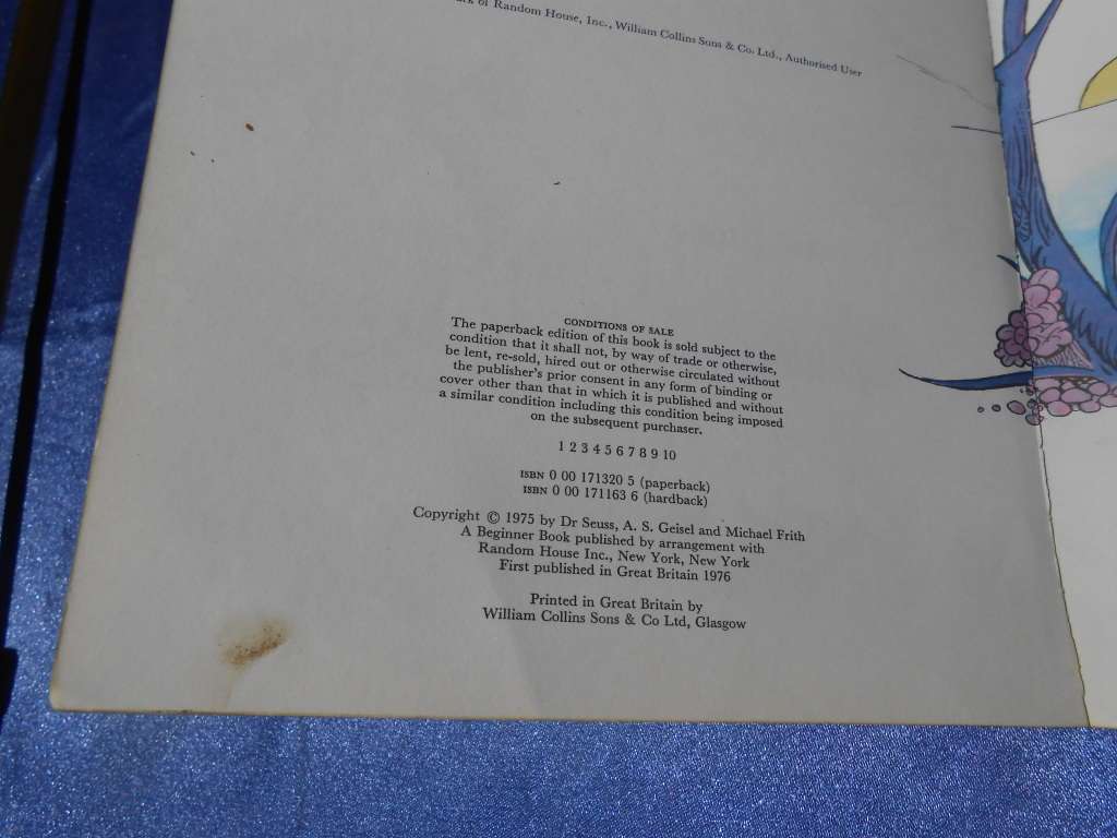 `Because as Little Bug went Ka-Choo!`  Beginner Books for Beginning Beginners.  Soft cover.