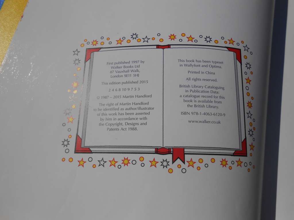 `Where`s Wally.  The Wonder Book`  Soft cover.