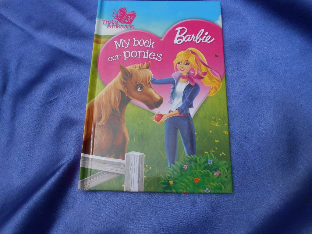 `Barbie My boek oor ponies`  Hard cover.