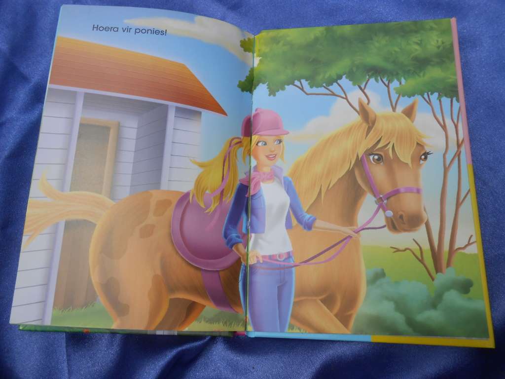 `Barbie My boek oor ponies`  Hard cover.