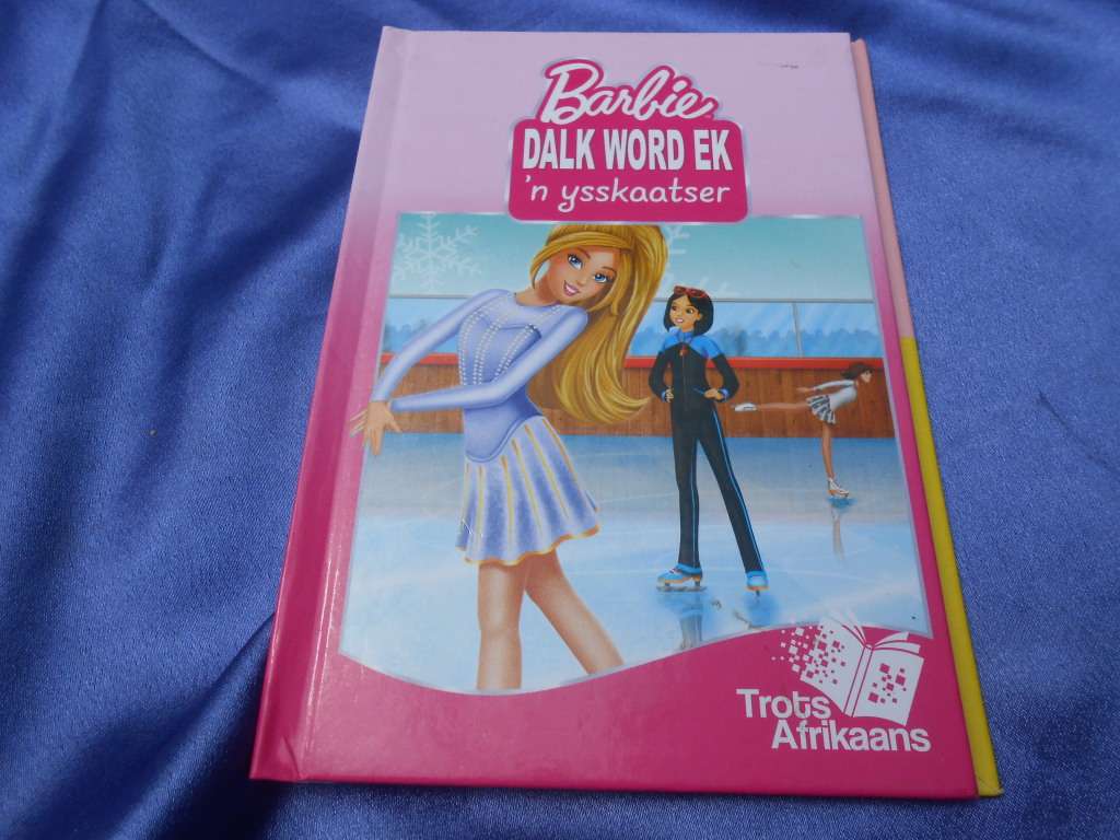 `Barbie Dalk work ek `n ysskaatstser`  Hard cover.