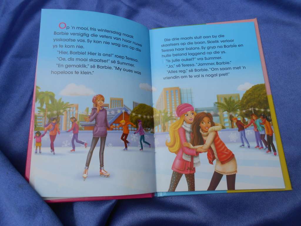 `Barbie Dalk work ek `n ysskaatstser`  Hard cover.