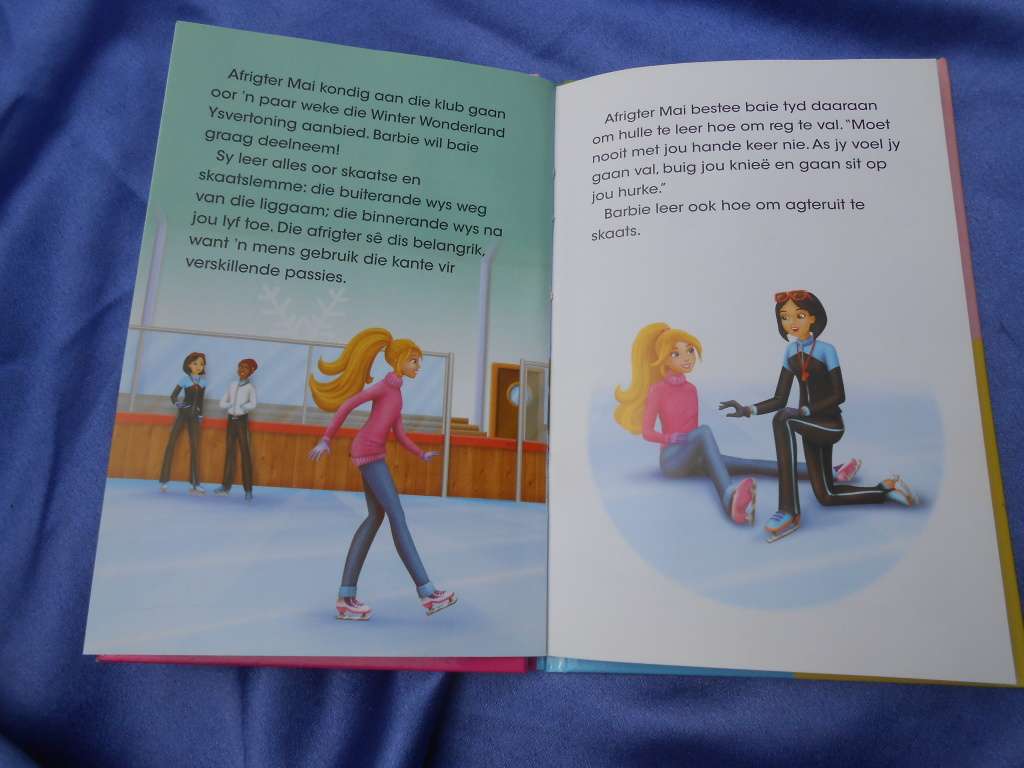 `Barbie Dalk work ek `n ysskaatstser`  Hard cover.