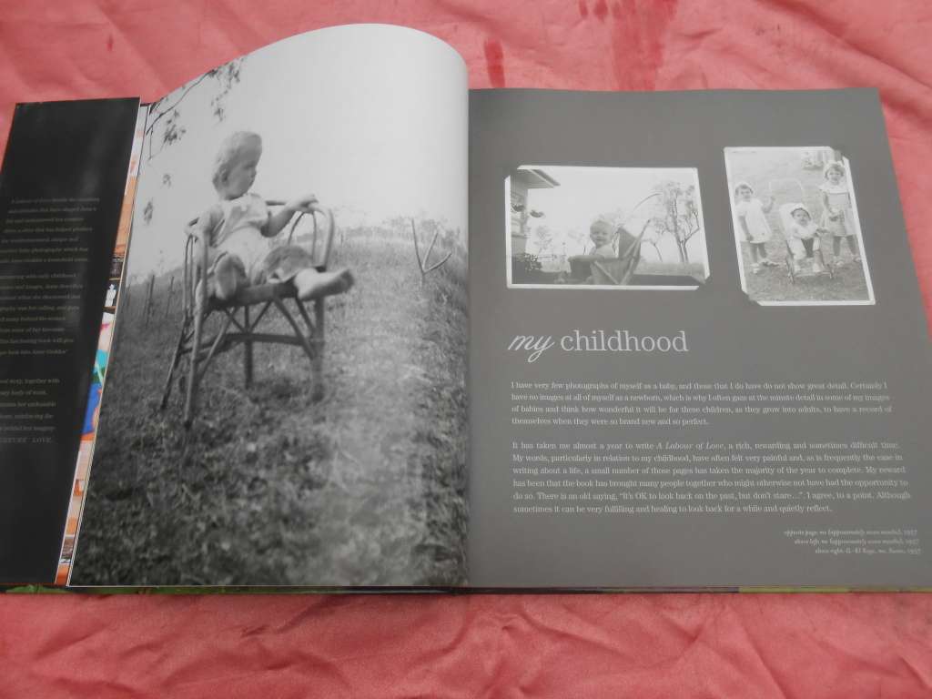 `Anne Geddes` A Labour of Love.  An Autobiography.   Hard cover in a case.