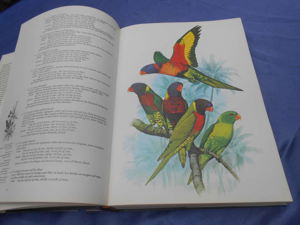 `Parrots of the World`  Second Edition.  Hard cover.  J.M. Forshaw.  A heavy book.