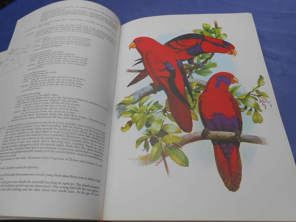 `Parrots of the World`  Second Edition.  Hard cover.  J.M. Forshaw.  A heavy book.