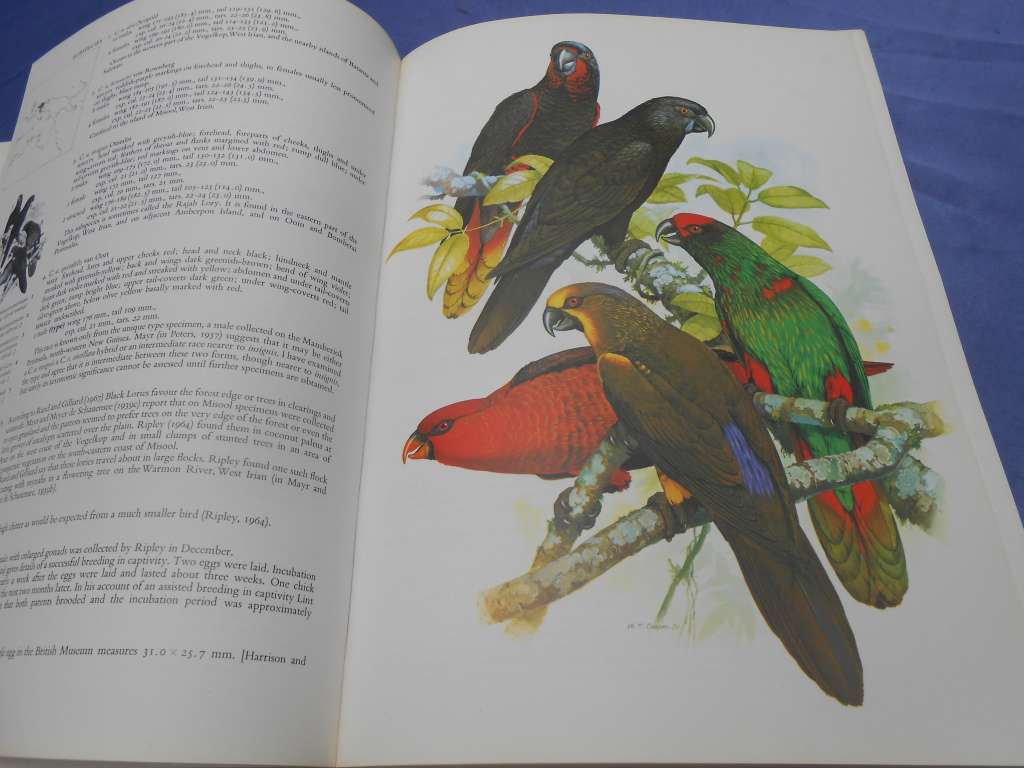 `Parrots of the World`  Second Edition.  Hard cover.  J.M. Forshaw.  A heavy book.