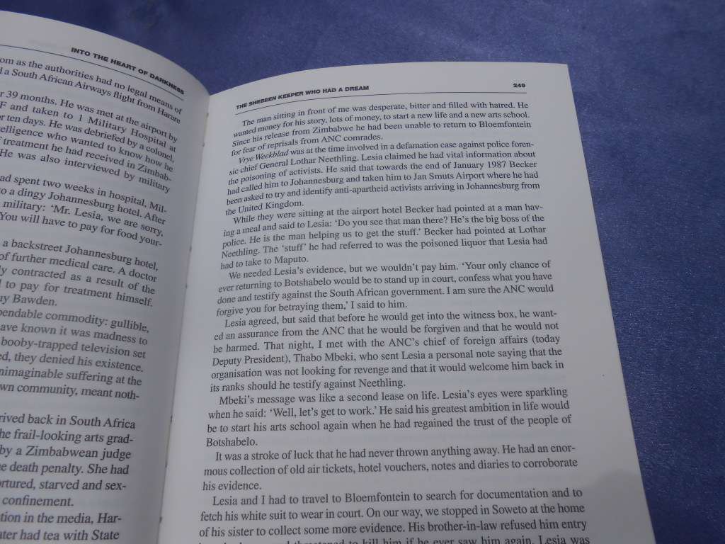 `Into the Heart of Darkness`  Confessions of Apartheid`s Assassins.  Jacques Pauw.  Soft cover.