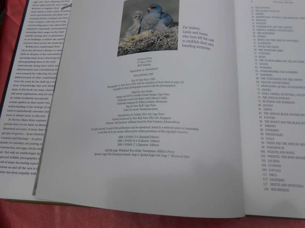 `Nesting Birds`  Hard cover.