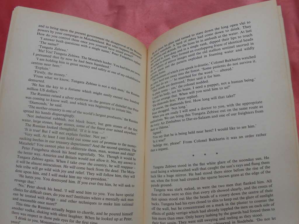 `The Leopard Hunts in Darkness`  Wilbur Smith.  Hard cover.