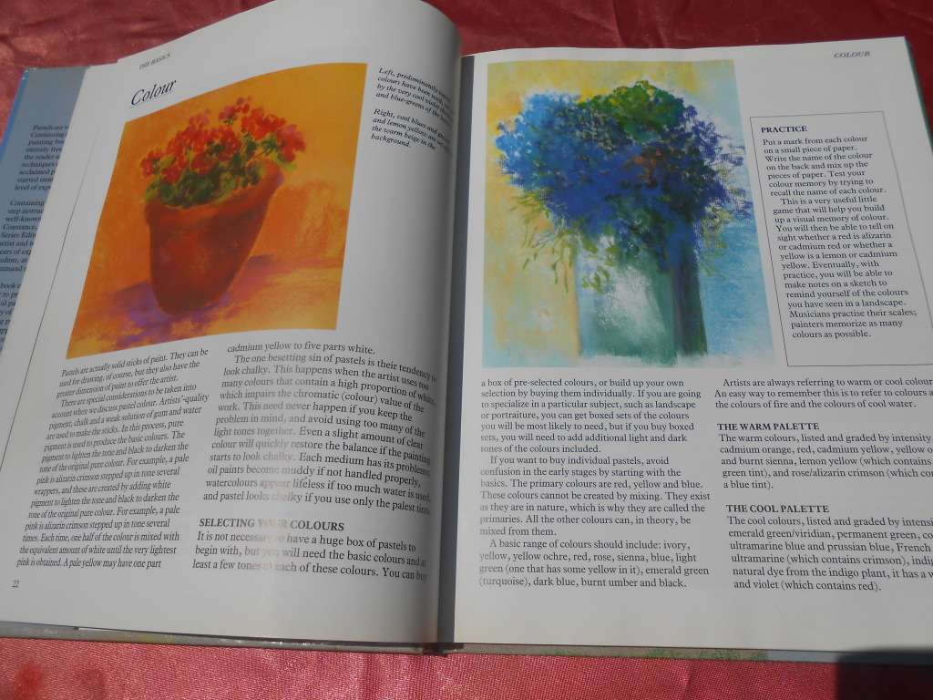 `Pastels`  Ron Ramson`s Painting School. Hard cover.